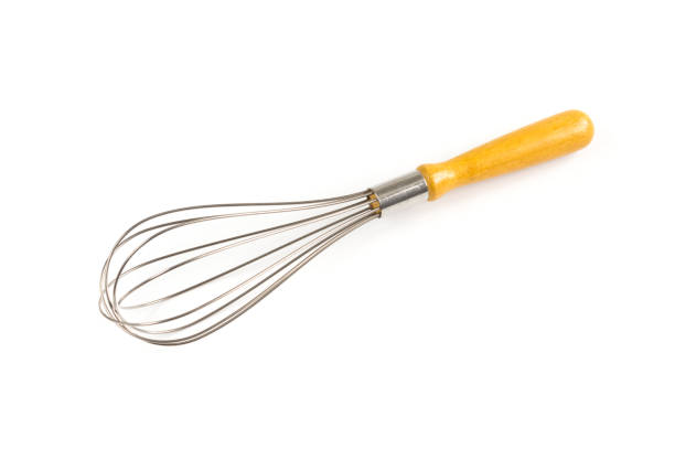 istock Metal whisk on white back ground. 1269621543