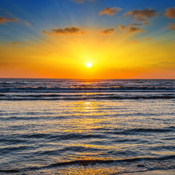 istock sunrise over a mediterranean sea coast 1269626247