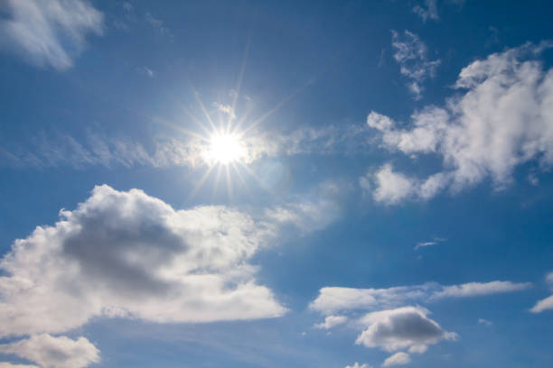 istock hot summer sun among a clouds 1269626804