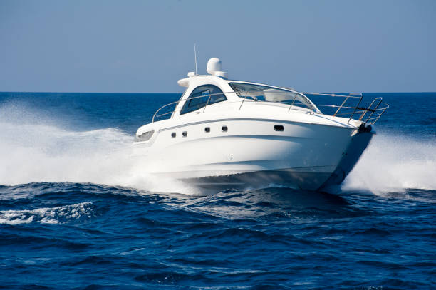 istock Luxury motor yacht 1269627805