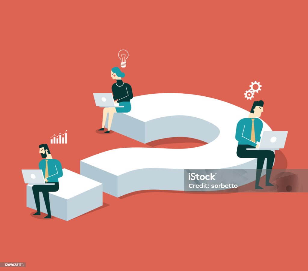 Business Problem Visual Rendering Business Problems Stock Illustration - Download Image Now - Question ...