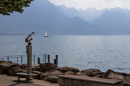 Geneva lake panorama, Switzerland