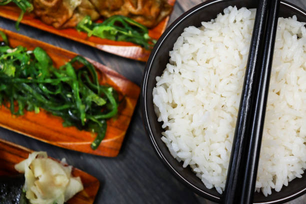 istock Japanese rice and chicken vegetable dish 1269631223