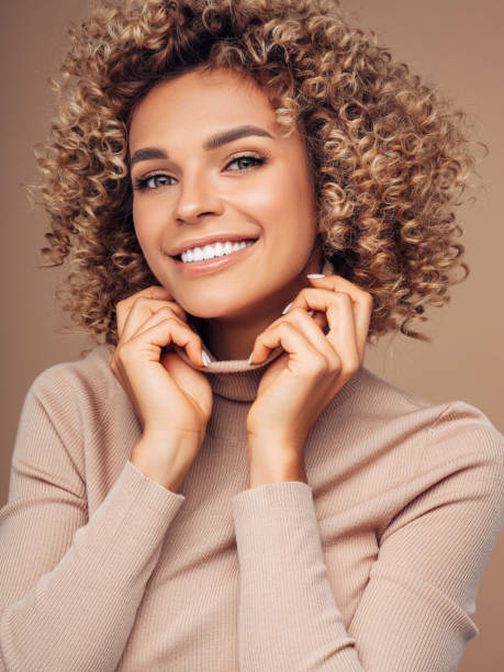 istock Beautiful woman with positive emotions 1269635312
