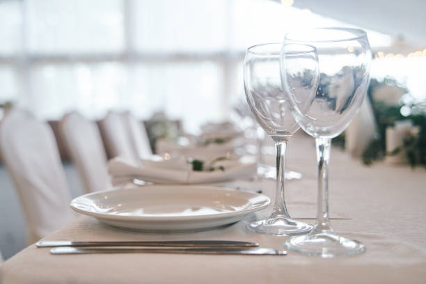 istock Table set for an event party or wedding reception 1269648262