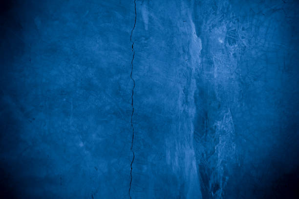 istock Old wall pattern texture cement blue dark abstract  blue color design are light with black gradient background. 1269658046