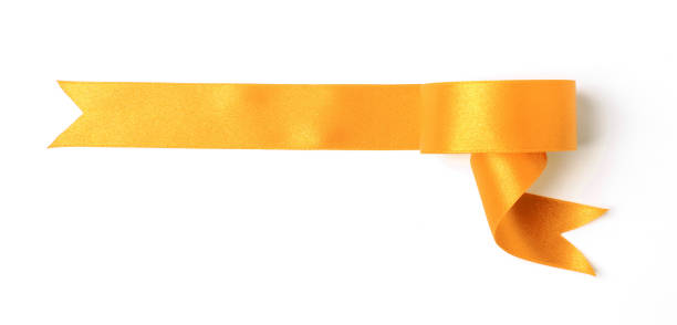 istock gold banners ribbons label on white background 1269661429