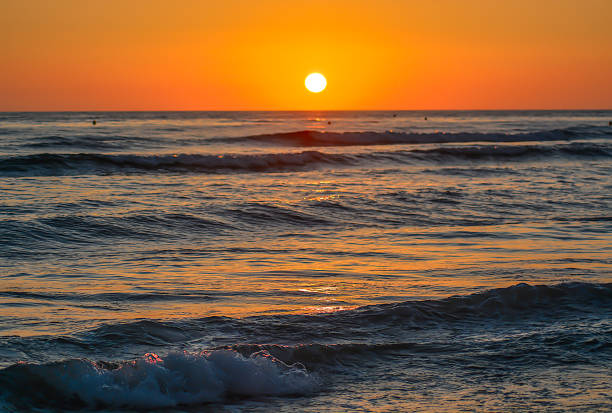 istock Beautiful sunset landscape at sea 1269662100