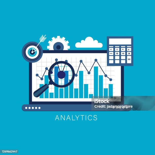 Statistics And Data Analysis Concept Stock Illustration - Download ...