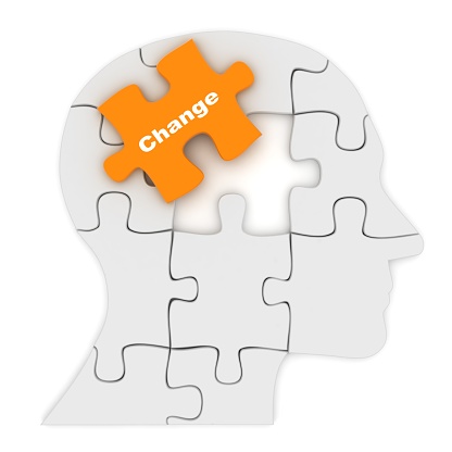 Change new idea innovation think brain puzzle head