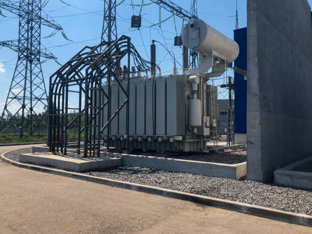 istock Power plant and power lines. 1269669351