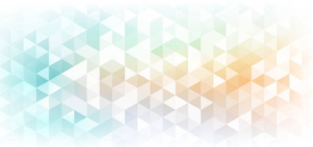 ilustrações de stock, clip art, desenhos animados e ícones de abstract banner web geometric hexagon pattern light blue orange background with space for your text. - abstract science hexagon mesh