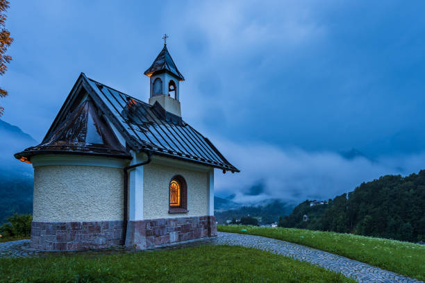 istock Small chapel with the Watzmann in the background. 1269680686