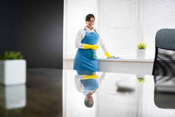 istock Professional House Cleaning Service. Room Cleaner 1269681674