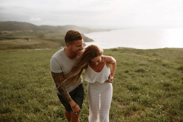 istock Portrait of a young couple having fun 1269682872