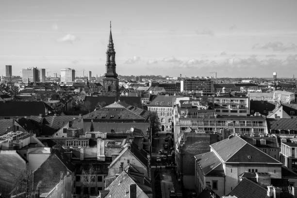 Views of Copenhagen from the top of the Round Tower