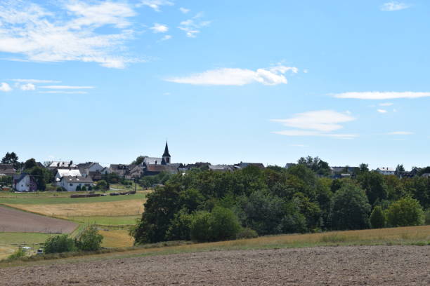istock Eifel village Gevenich on the hill 1269691683