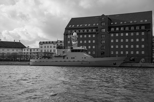 Warship in Copenhagen (DK)