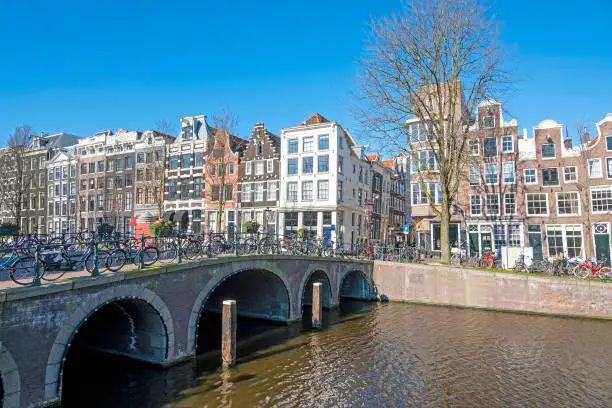 Photo of City scenic from Amsterdam at the Herengracht in the Netherlands