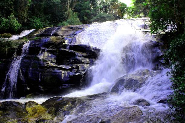 istock Pha Dok Xu waterfall , Mae Klang Luang village, Doi Inthanon Nat 1269698343