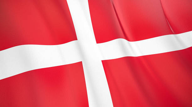 istock The flag ofDenmark3D illustration. 1269702046