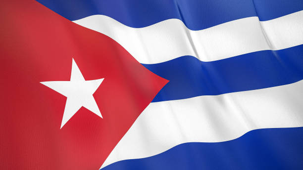 istock The flag ofCuba3D illustration. 1269702426