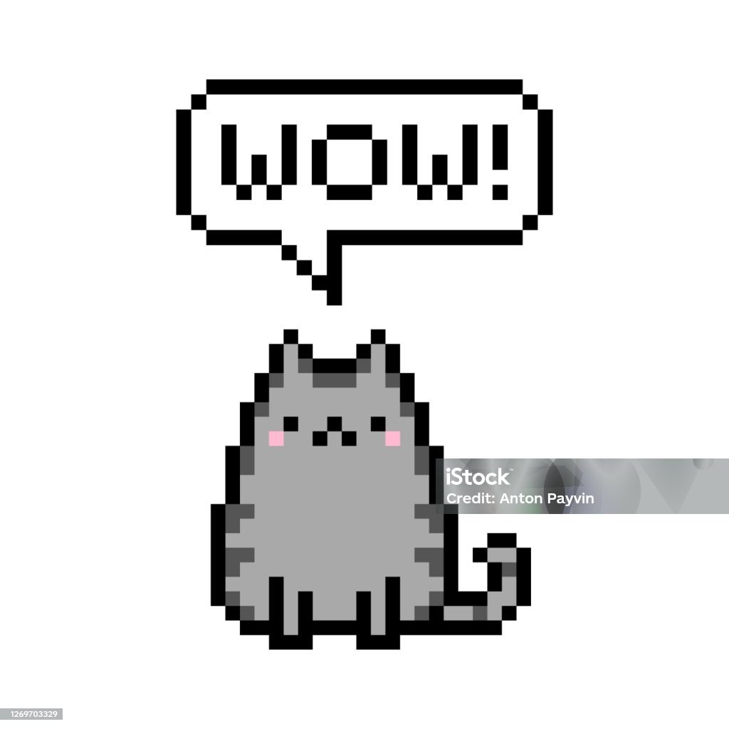 Pixel Kitten Stock Illustrations – 771 Pixel Kitten Stock Illustrations,  Vectors & Clipart - Dreamstime