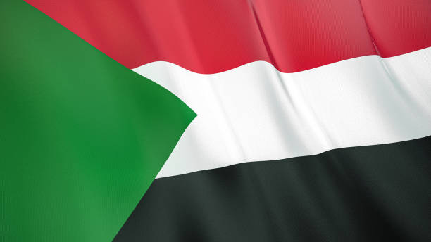 istock The flag of Sudan 3D illustration. 1269703406
