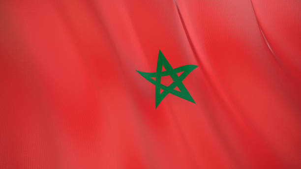 istock The flag of Morocco 3D illustration. 1269704423