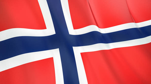 istock The flag of Norway 3D illustration. 1269704569