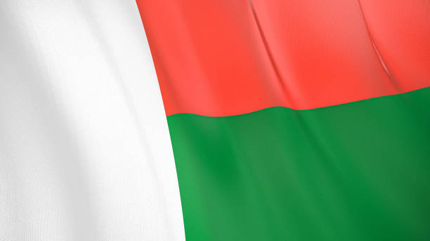 istock The flag of Madagascar 3D illustration. 1269704708
