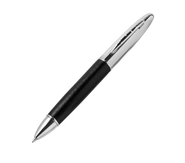 istock Metal pen isolated on white 1269712352