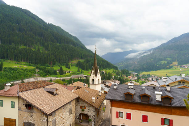 istock View of Moena, in the Dolomites, at summer 1269712896