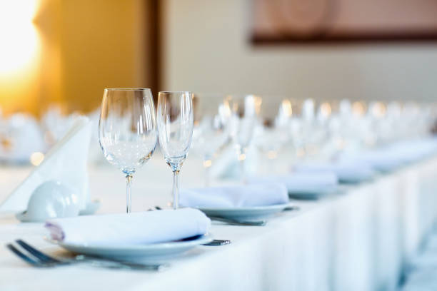 istock beautifully served table in a restaurant on a white tablecloth 1269721213