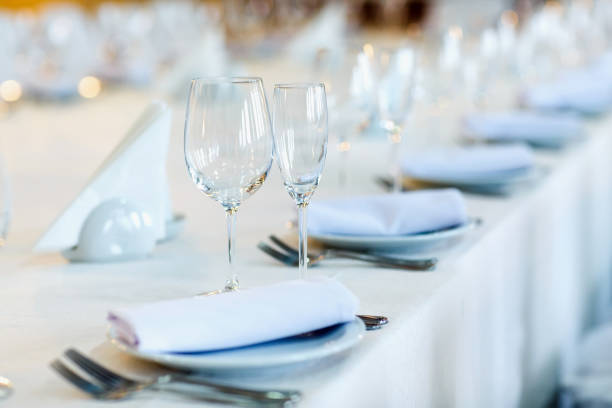 istock beautifully served table in a restaurant on a white tablecloth 1269721221