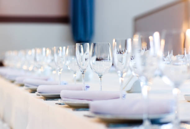istock beautifully served table in a restaurant on a white tablecloth 1269721261