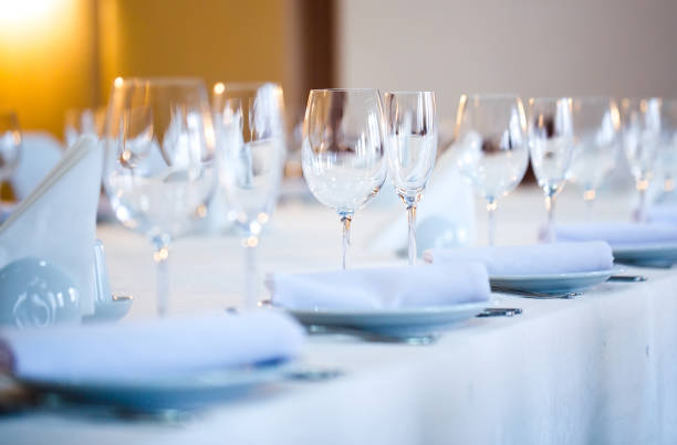 istock beautifully served table in a restaurant on a white tablecloth 1269721268