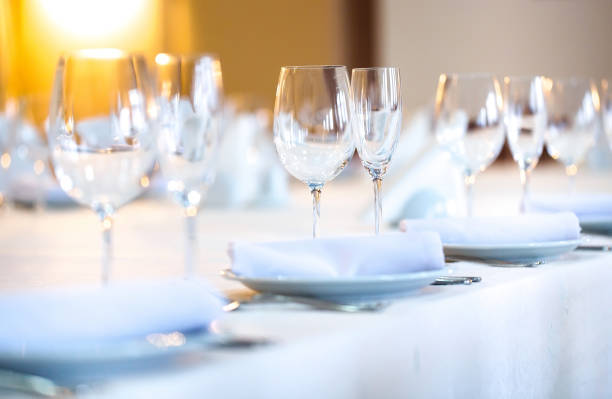 istock beautifully served table in a restaurant on a white tablecloth 1269721278