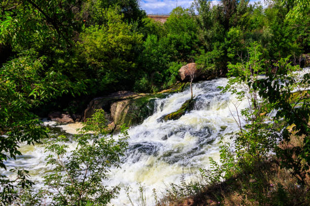 istock Rapids on the Inhulets river in Kryvyi Rih, Ukraine 1269723515