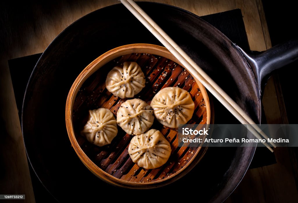 Dumpling chino Dim Sum Stock Photo