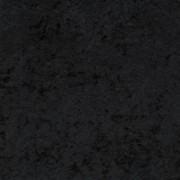 texture noire de tissu de velours de panne écrasée - velours photos et images de collection