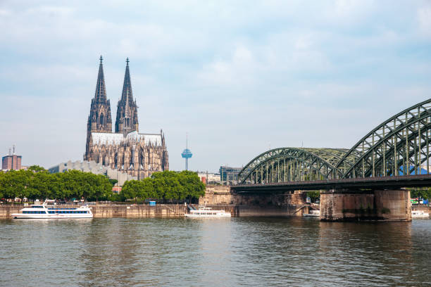 istock Cologne Cathedral over Rhine river 1269736030