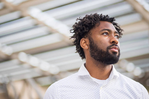 istock Closeup Portrait of a Young Black Man 1269746241