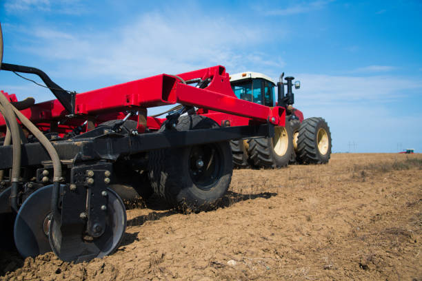 istock Agricultural tillage in spring 1269747012