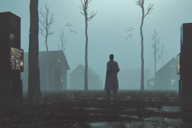 istock Dystopian rurals in the evening 1269749311