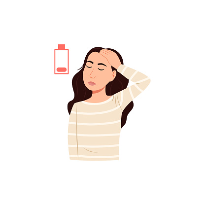 Ilustración de La Joven Enferma Tiene El Icono Del Dolor De Cabeza Aislado En El Fondo Blanco Dibujo Animado Estresado Retrato De La Persona Femenina Con Dolor De Cabeza O Migraña Carácter Ilustración de La Joven Enferma Tiene El Icono Del Dolor De Cabeza Aislado En El Fondo Blanco Dibujo Animado Estresado Retrato De La Persona Femenina Con Dolor De Cabeza O Migraña Carácter