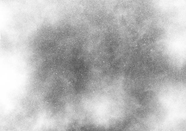 texture subtile de grunge de grain en noir et blanc - grainy photos et images de collection