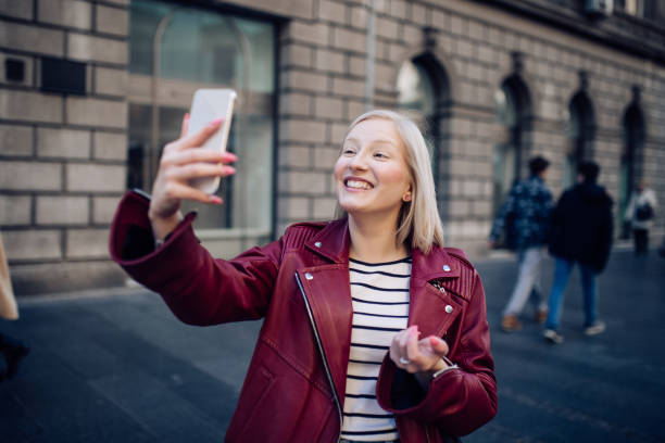 istock Charming albino girl 1269761581