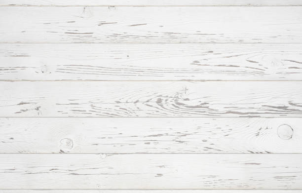 istock Weathered white wooden background texture. Top view surface of the table. 1269763711