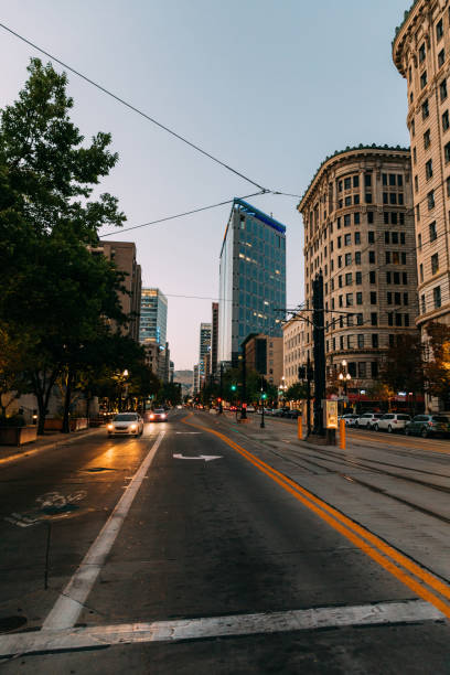 istock Downtown Salt Lake City Utah at Dusk 1269764337